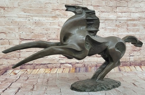 Große bronze pferd hengst - große,