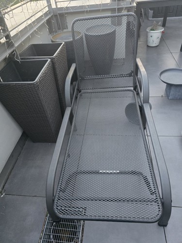 Kippliege gartenliege metall - gartenliege,