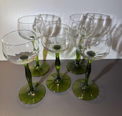 Jugendstil weingläser 5 - ,
