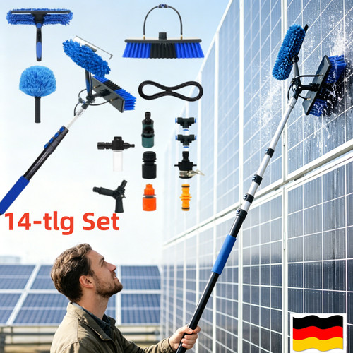 Teleskop waschbürste - 3-in-1,