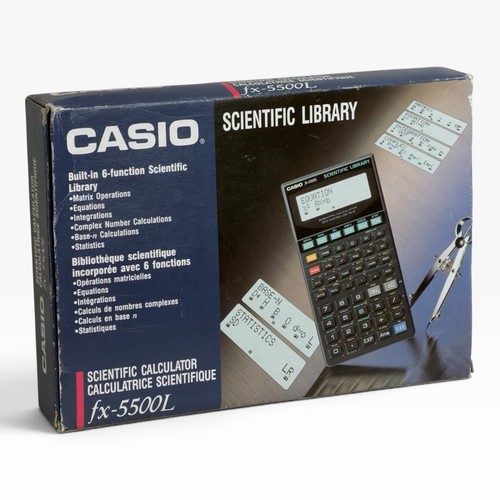 Vintage casio 5500l - casio, fx-5500l