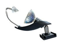 LED Spot für Schienensystem einzelner Strahler MR 16 LED schwarz 3 Watt warmweiß