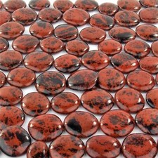 handpolierte Mahagoni -