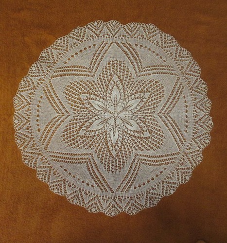 Tischdecke rund spitze - tischdecke,