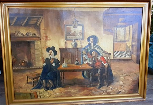Antikes ölgemälde barock - antikes,