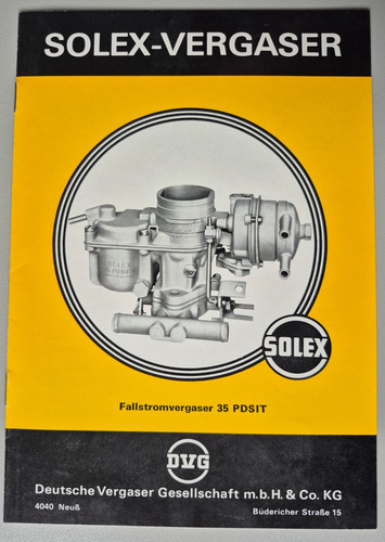Solex fallstromvergaser - fallstromvergaser, 35