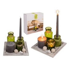 TISCH DEKO SET KERZEN