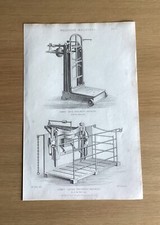 Original 1854 Holzschnitt