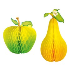 2x Obst Dekoration / Apfel &