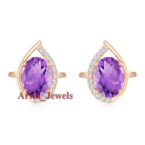 Natürlich amethyst cz - &,