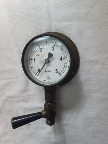 Antikes manometer messing - antikes, s&b