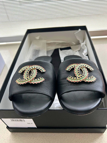 Chanel damen sandalen slip - chanel,