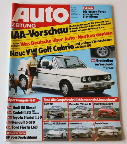 Auto zeitung 1987 bmw - auto,
