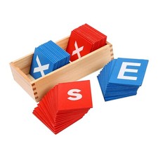 Sandpapier-Buchstaben
