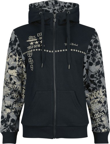 Rock rebel emp - damen, skulls