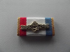 (A34-12) Bandspange Schleswig Holstein Jugend Feuerwehr Leistungsspange gold