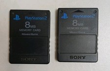 PlayStation 2 Memory Card Schwarz 8MB Original PS2