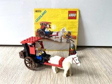LEGO Set 6023 Ritter-Kutsche mit Burgfräulein, komplett mit Anleitung