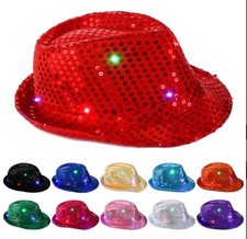 Paillettenhut Glitzer Hut