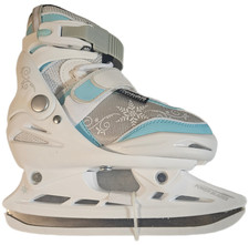 Schlittschuhe Kinder Größe verstellbar 29 30 31 32 33 Crivit Neu weiss Tasche