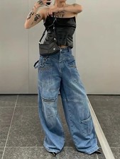 O-Shape  Jeans  Wide Leg Jeans