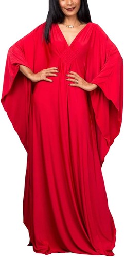 Damen kaftan maxikleid - damen,