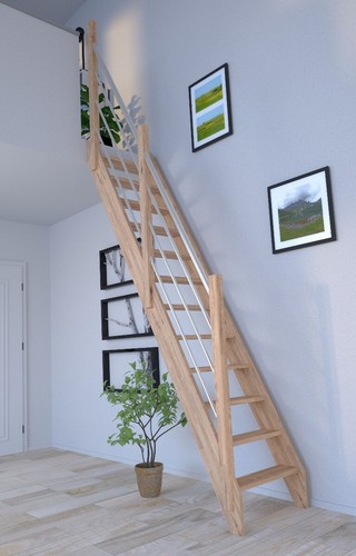 Raumspartreppe eiche 3000 - eiche,