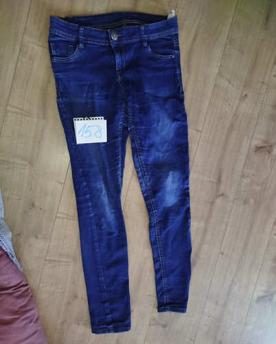 Jeans denim blau 158 - jeans,