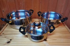 Edelstahl Topfset 3-teilig