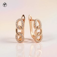 Ohrringe Rosegold Vergoldet