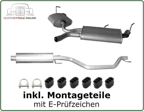 Auspuff set für - für, 2.0