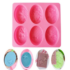 6 Stück ovale Silikonformen