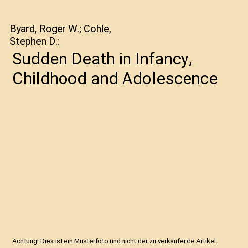 Sudden death infancy - sudden,