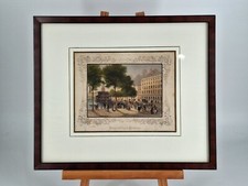 Kolorierter Kupferstich -