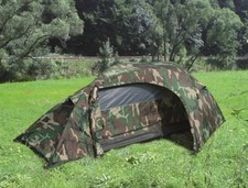 Army Recon Wcp US woodland camouflage Outdoor one person tent Einmannzelt Zelt