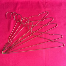 ღ 5x Metall Kleiderbügel Roségold 42 cm hochwertig elegant stabil