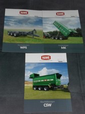 HAWE Muldenkipper, Abschiebewagen, Wechselsystem WPS Prospekte ( 25372 )