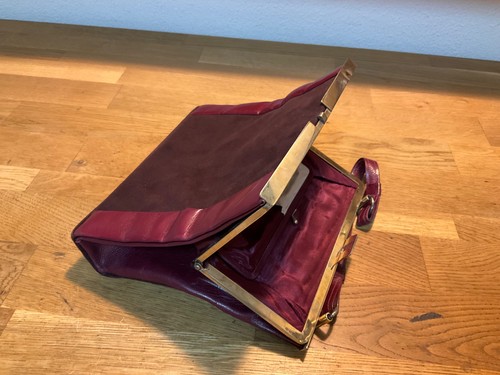 Alte handtasche antik - alte, leder