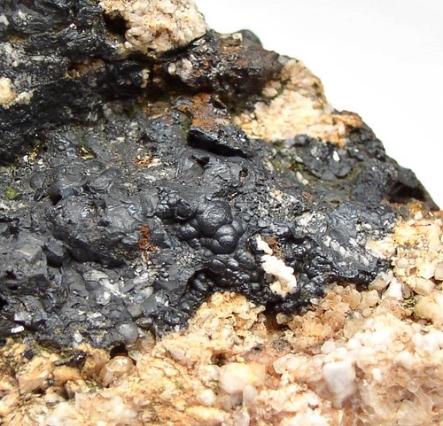 Lithiophorit auf sternquarz - lithiophorit,
