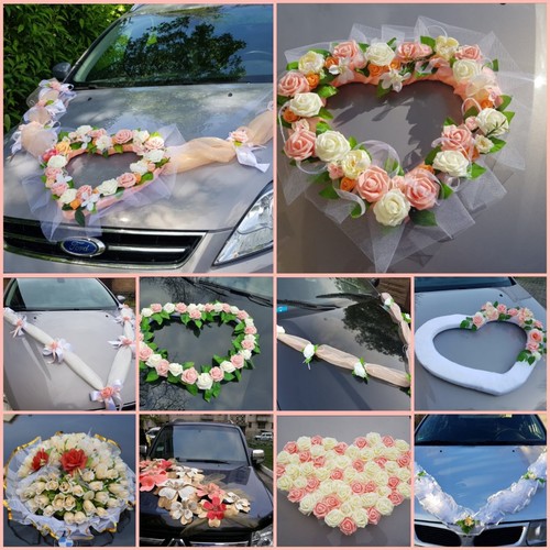 Autoschmuck hochzeit - autoschmuck,