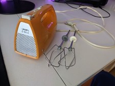Krups 3 Mix Type 390 Vintage Retro Mixer Handrührgerät 140W Orange mit Aufsätzen