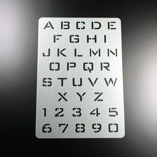 Schablone alphabet - a5,