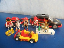 4442 Auto Anhänger  Go - Kart mit Figuren Racing Playmobil 8659