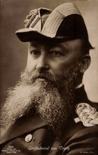 Großadmiral alfred von - ak,