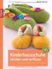 Kinderhausschuhe stricken und