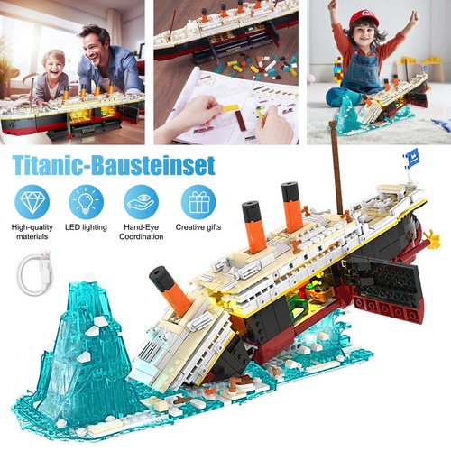Titanic bausatz mit led - titanic-bausatz, led-licht