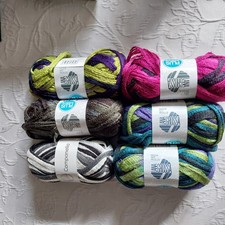 Rüschenwolle Lana Grossa neu 6 x 100 g NP ca. 36,00 €