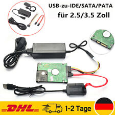 USB auf IDE + SATA Adapter für 2,5" & 3,5" Festplatte DHL HDD SSD Festplatten DE