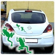 Frosch Frösche Auto Aufkleber Autoaufkleber Sticker 2er SET je 15 cm Tattoo A780