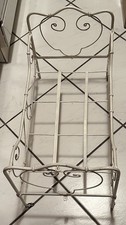 Altes eisenmetall puppenbett - altes,